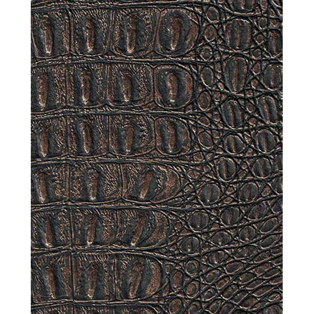 Vinyl Crocodile Allie WHITE Fake Leather Upholstery Fabric 54Wide Sold By the Yard